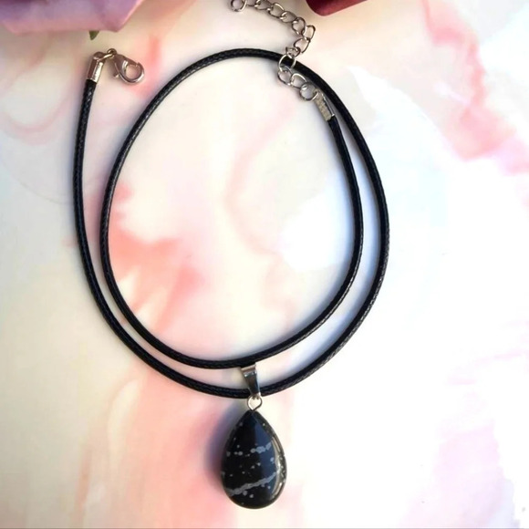 Natural Stone Pendant Necklace - Picture 1 of 2